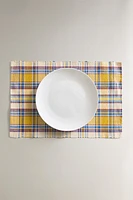 LOT SETS DE TABLE COTON CARREAUX (LOT 2)