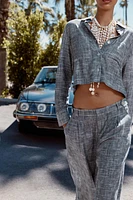 CHEMISE COURTE À POCHES