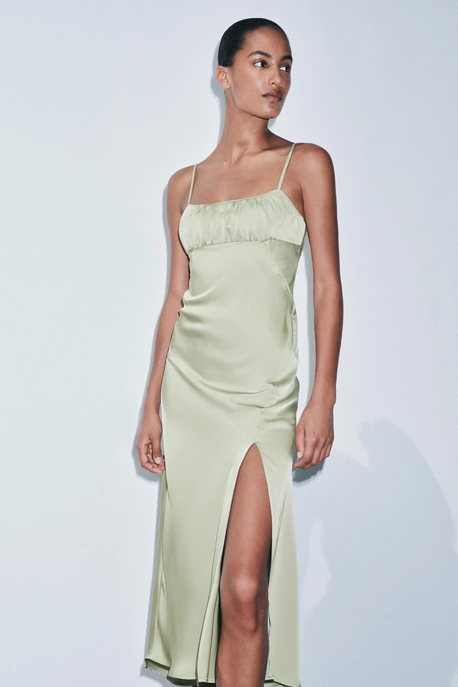 SATIN SLIP DRESS