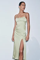 SATIN SLIP DRESS