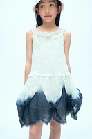 KNOTTED TIE-DYE DRESS X FANGLU LIN