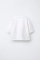 T-SHIRT HEAVY JERSEY AVEC INSCRIPTION
