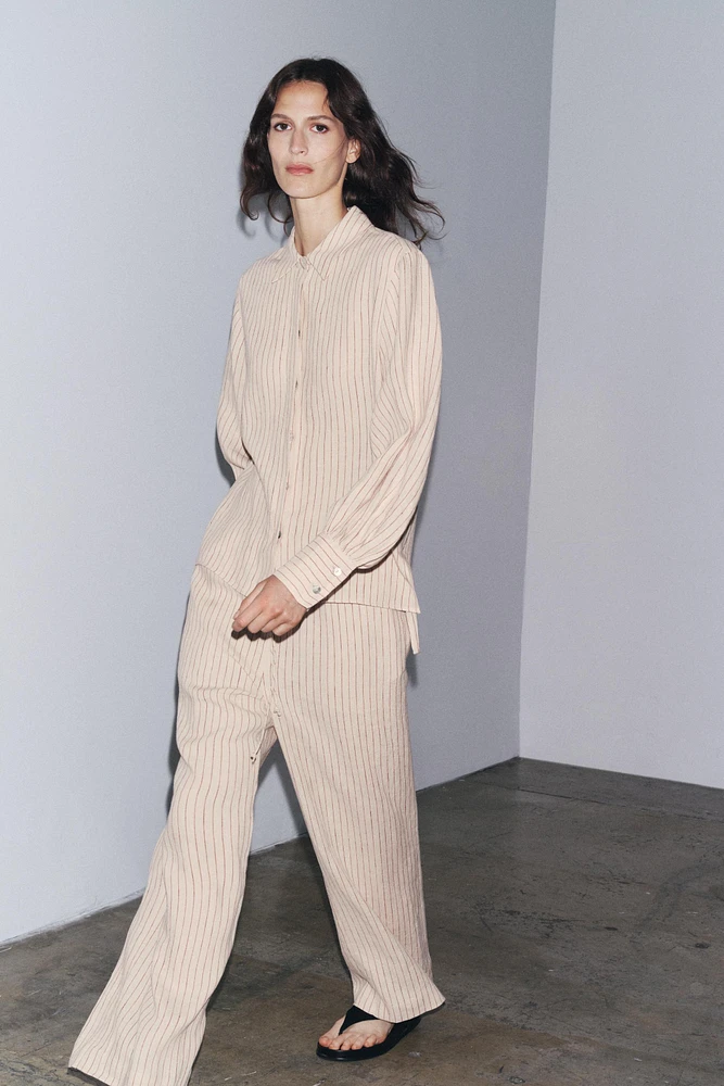 100% LINEN PANTS ZW COLLECTION