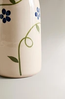 FLORAL PITCHER