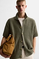 CHEMISE EN MAILLE STRUCTURÉE