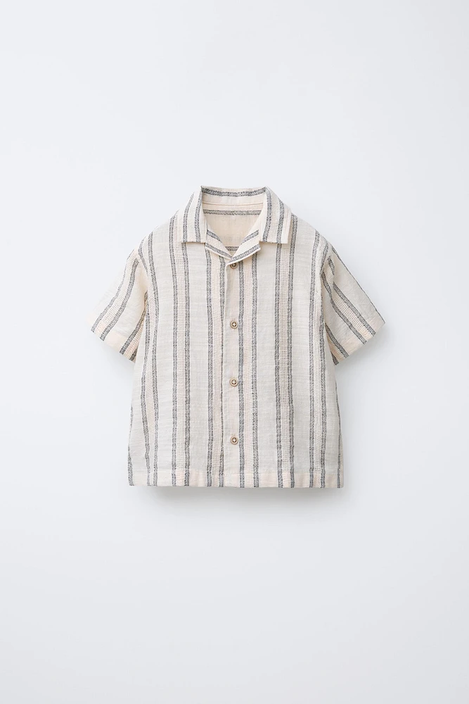 STRIPED RUSTIC SHIRT