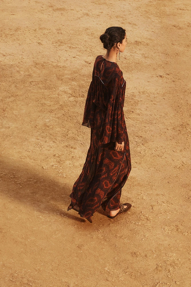PRINTED MIDI SKIRT LIMITED EDITION
