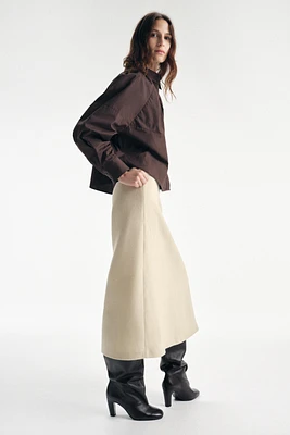 WIDE SHAFT LEATHER BOOTS