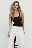 METALLIC THREAD TOP