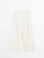 Pantalon large 100 % lin - STUDIO