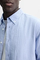 CHEMISE REGULAR FIT EFFET FROISSÉ