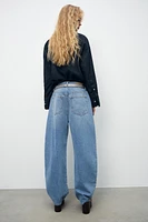 JEAN TRF CURVE TAPERED TAILLE HAUTE