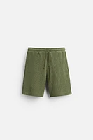 RELAXED FIT JACQUARD SHORTS