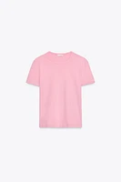 BACK SEAMED T-SHIRT