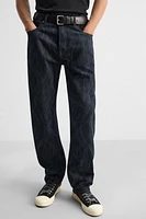 PRINTED STRAIGHT FIT JEANS