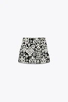 PRINTED SKORT