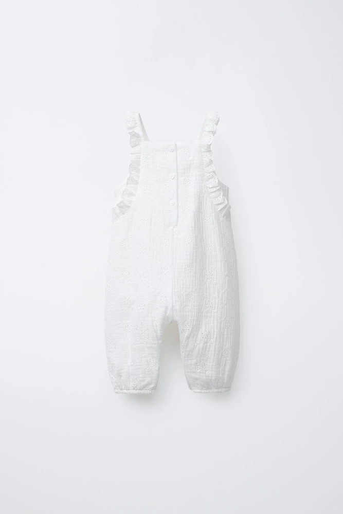 SALOPETTE LONGUE BRODERIE SUISSE