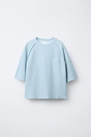 T-SHIRT STRUCTURÉ À POCHE