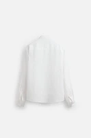100% LINEN OVERSHIRT