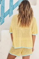 COLLAR POLO CARDIGAN
