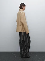 Flowing 100% linen kimono