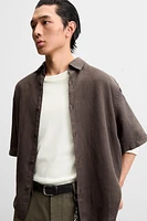 100% WASHED LINEN SHIRT