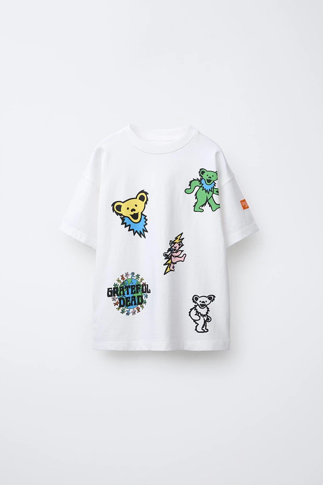 GRATEFUL DEAD AND RHINO ENTERTAINMENT © PRINTED T-SHIRT