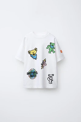 GRATEFUL DEAD AND RHINO ENTERTAINMENT © PRINTED T-SHIRT