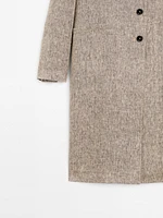 Lightweight 100% linen coat