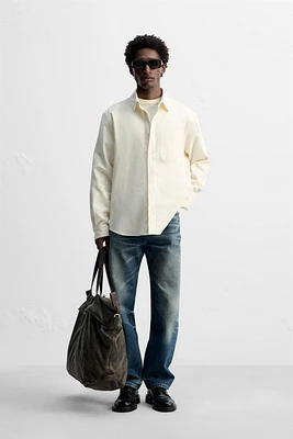 BRUSHED COTTON SHIRT