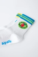 TWO-PACK OF PRINTED LONG SOCKS