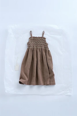 ZARA TIMELESS - EMBROIDERED STRAPPY DRESS