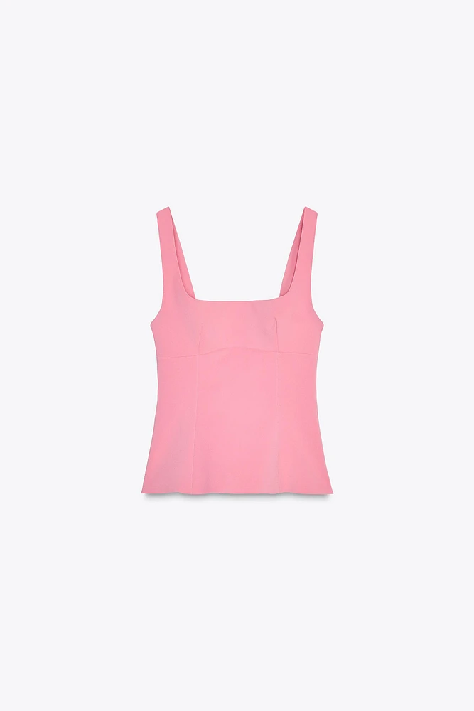 TOP AVEC NŒUD AU DOS