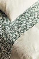 CHILDREN’S TROPICAL FLORAL FLAT SHEET