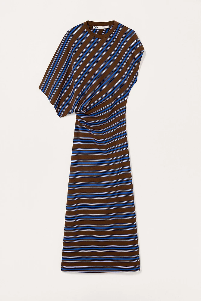 ROBE DRAPÉE RAYURES LIMITED EDITION