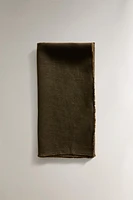 SERVIETTE DE TABLE LIN DÉLAVÉ