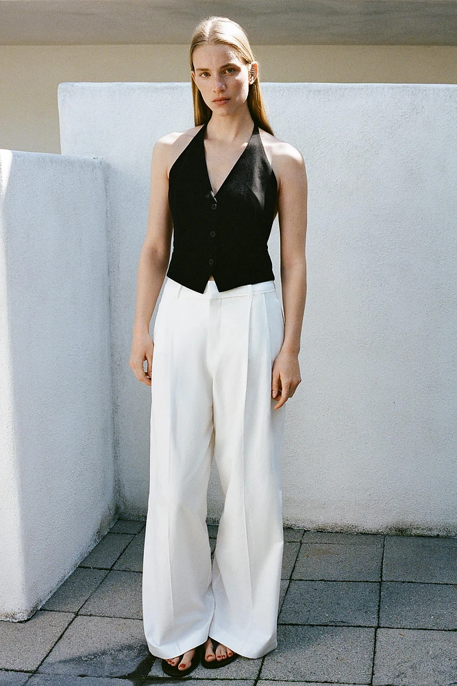 GILET HALTER À NŒUDS