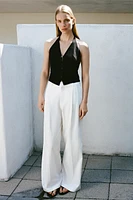 GILET HALTER À NŒUDS