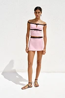 TIE FRONT CROP TOP