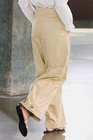 100% LEATHER BALLOON PANTS ZW COLLECTION