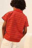 POLO RAYURES BRODÉ ÉDITION LIMITÉE