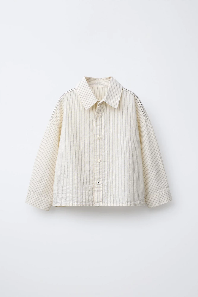 STRIPED PRINT SHIRT