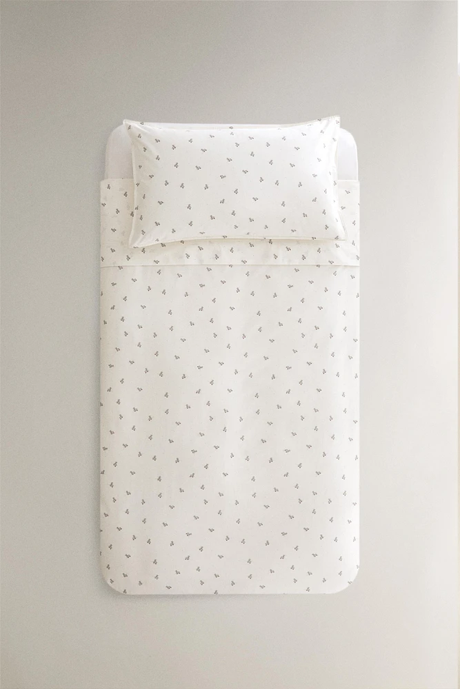 CHILDREN’S DUVET COVER WITH DUCKLING PRINT