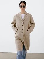 Lightweight 100% linen coat