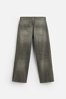 BAGGY FIT JEANS WITH SEAMS