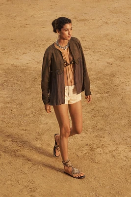 LIMITED EDITION LEATHER COMBINATION JACKET