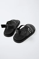 BUCKLED SANDALS