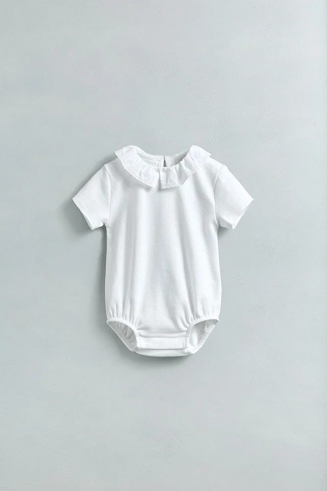 BODY COL BRODÉ SUISSE