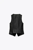 DENIM TRF VEST