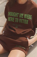 THE WHITE LOTUS FLEECE SWEATSHIRT